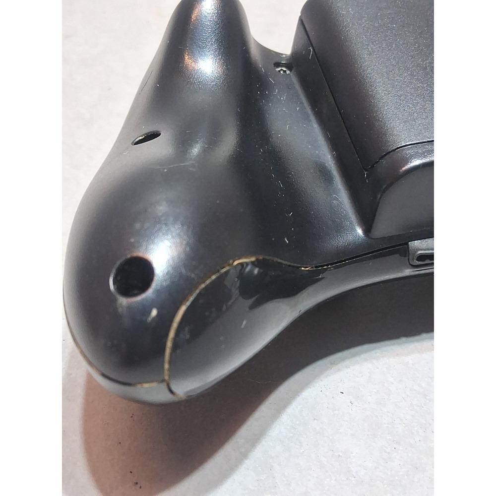 Official Microsoft Xbox 360 Black Wireless Controller - Tested Working - Picture 5 of 7